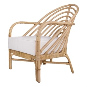 NPD Furniture Lana Rattan Accent Arm Chair
