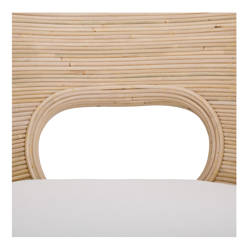 New Pacific Direct Marissa Rattan Accent Arm Chair