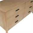 New Pacific Direct Bloomfield Dresser 6 Drawers in Natural Pine