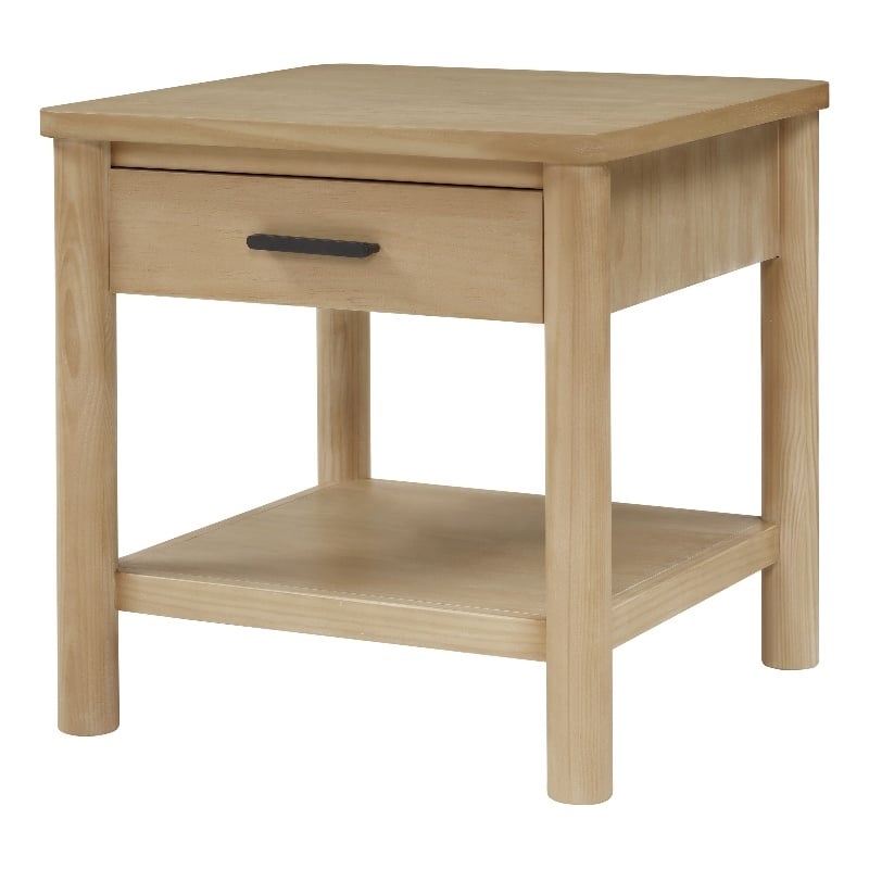 NPD Furniture Bloomfield Nightstand/Side Table in Natural Pine