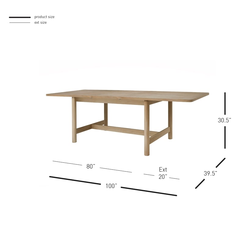 NPD Furniture Bloomfield Butterfly Dining Table w/ 20
