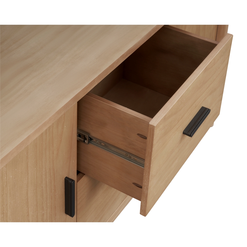 New Pacific Direct Bloomfield Sideboard 2 Drawers + 2 Doors in Natural Pine