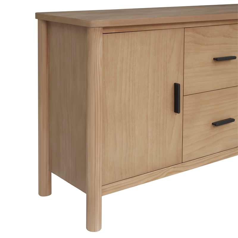 New Pacific Direct Bloomfield Sideboard 2 Drawers + 2 Doors in Natural Pine