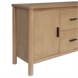 New Pacific Direct Bloomfield Sideboard 2 Drawers + 2 Doors in Natural Pine