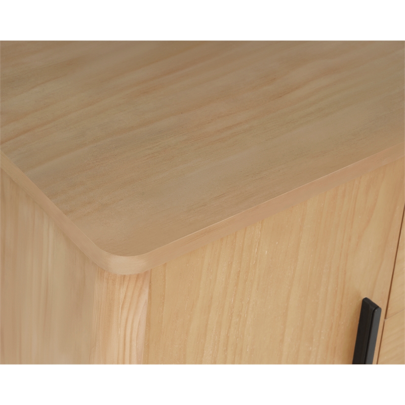 New Pacific Direct Bloomfield Sideboard 2 Drawers + 2 Doors in Natural Pine