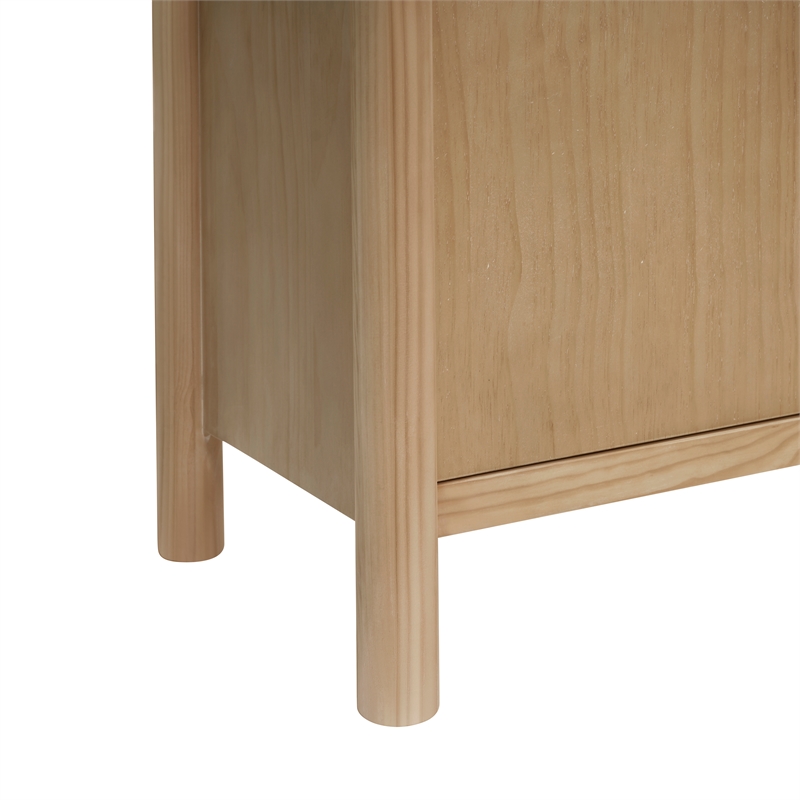 New Pacific Direct Bloomfield Sideboard 2 Drawers + 2 Doors in Natural Pine