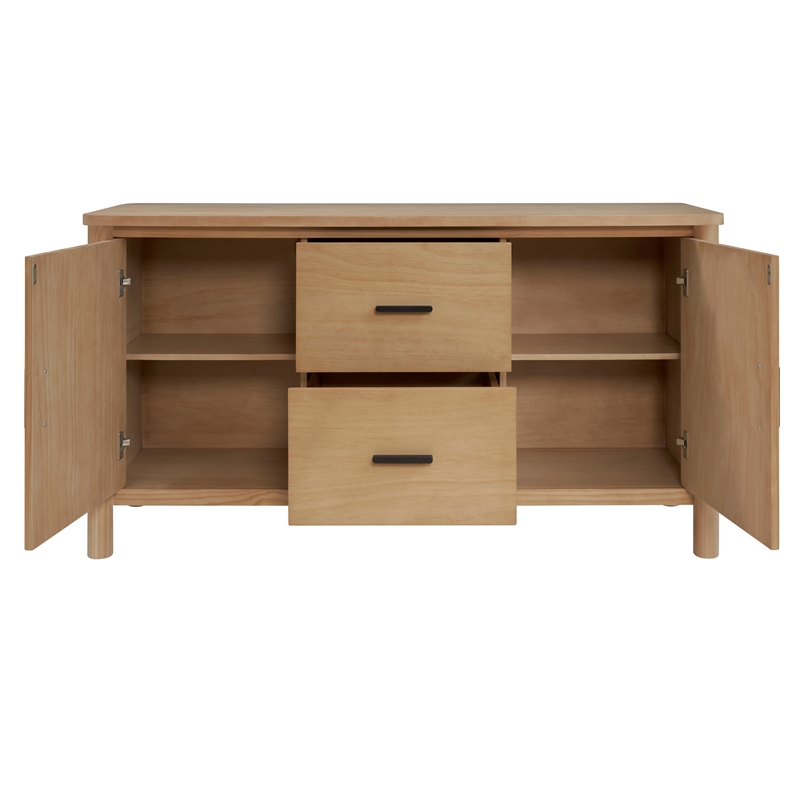 New Pacific Direct Bloomfield Sideboard 2 Drawers + 2 Doors in Natural Pine