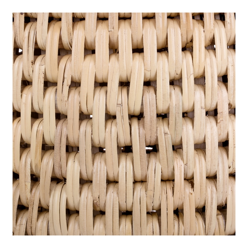 New Pacific Direct Kamari Rattan Side/End Table w/ Wood Top