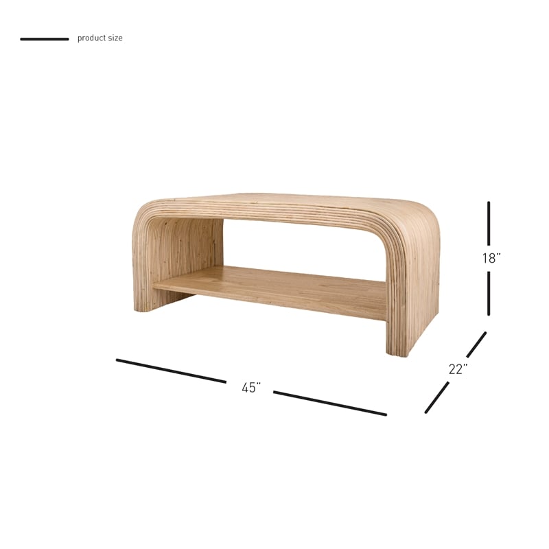 NPD Furniture Kyran Rattan Coffee Table
