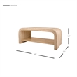 NPD Furniture Kyran Rattan Coffee Table