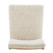 NPD Furniture Melvin Fabric Dining Side Chair in Concord Cream (Set of 2)
