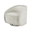 NPD Furniture Margareth Fabric Swivel Accent Arm Chair in Pasadena Beige