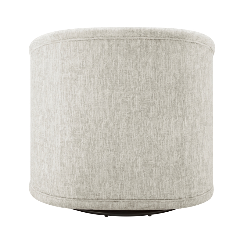 NPD Furniture Margareth Fabric Swivel Accent Arm Chair in Pasadena Beige