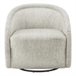 NPD Furniture Margareth Fabric Swivel Accent Arm Chair in Pasadena Beige