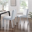 NPD Furniture Alder Velvet Dining Side Chair in Zen Gray (Set of 2)
