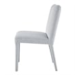 NPD Furniture Alder Velvet Dining Side Chair in Zen Gray (Set of 2)