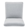 NPD Furniture Alder Velvet Dining Side Chair in Zen Gray (Set of 2)