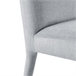 NPD Furniture Alder Velvet Dining Side Chair in Zen Gray (Set of 2)