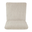 NPD Furniture Alder Velvet Dining Side Chair in Zen Cream (Set of 2)