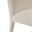 NPD Furniture Alder Velvet Dining Side Chair in Zen Cream (Set of 2)