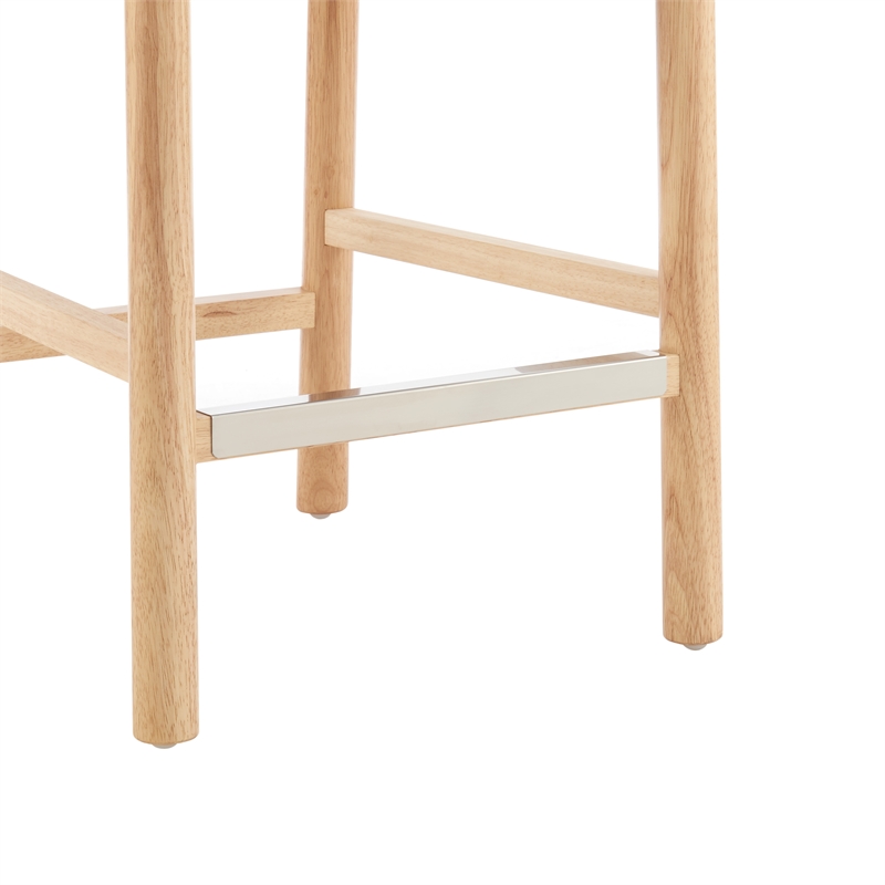 NPD Furniture Bloomfield Fabric Counter Stool in Santana Dark Brown
