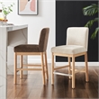 NPD Furniture Bloomfield Fabric Counter Stool in Santana Dark Brown