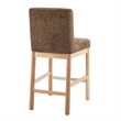 NPD Furniture Bloomfield Fabric Counter Stool in Santana Dark Brown