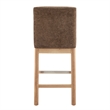 NPD Furniture Bloomfield Fabric Counter Stool in Santana Dark Brown