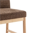 NPD Furniture Bloomfield Fabric Counter Stool in Santana Dark Brown