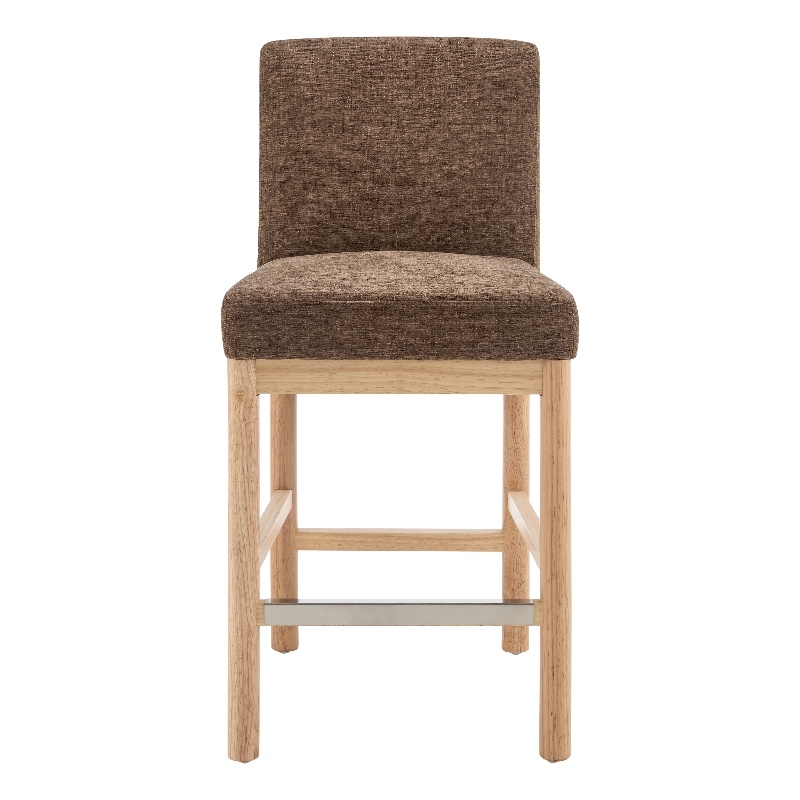 NPD Furniture Bloomfield Fabric Counter Stool in Santana Dark Brown