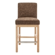 NPD Furniture Bloomfield Fabric Counter Stool in Santana Dark Brown