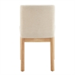 NPD Furniture Bloomfield Fabric Low-Back Dining Chair in Beige (Set of 2)