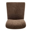 NPD Furniture Bloomfield Fabric High-Back Dining Chair in Brown (Set of 2)