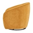 NPD Furniture Regina Velvet Swivel Accent Arm Chair in Dainty Caramel