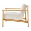 NPD Furniture Arnold Fabric Accent Arm Chair in Concord Cream