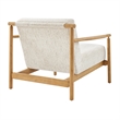 NPD Furniture Arnold Fabric Accent Arm Chair in Concord Cream