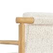 NPD Furniture Arnold Fabric Accent Arm Chair in Concord Cream