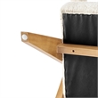 NPD Furniture Nixon Fabric Accent Arm Chair in Concord Cream