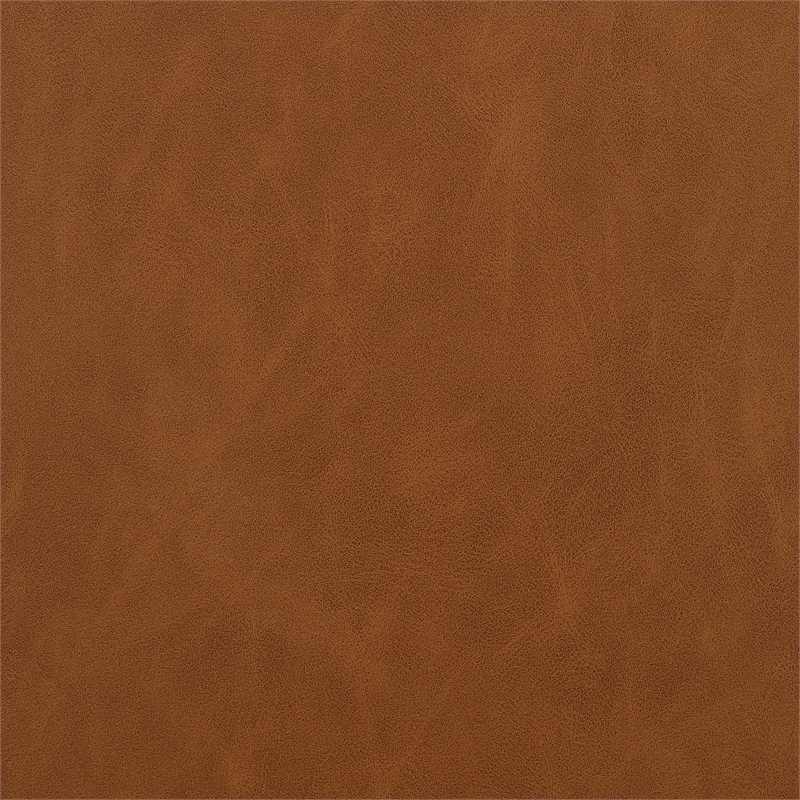 New Pacific Direct Tillman PU/Fabric Accent Arm Chair in Casa Caramel/Shortbread