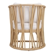 NPD Furniture Shanaya Rattan Accent Arm Chair in Natural