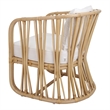 NPD Furniture Shanaya Rattan Accent Arm Chair in Natural
