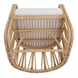 NPD Furniture Shanaya Rattan Accent Arm Chair in Natural