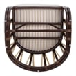 NPD Furniture Shanaya Rattan Accent Arm Chair in Paloma Brown
