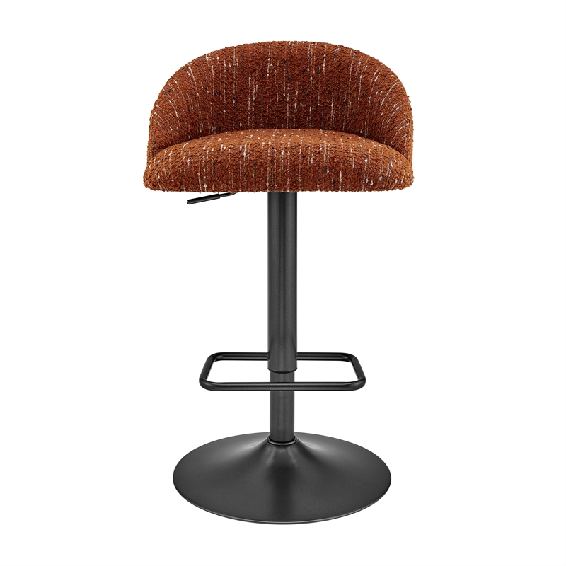 New Pacific Direct Jorrell Fabric Gaslift Swivel Bar Stool (Set of 2)