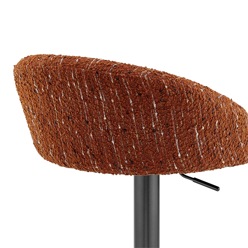 New Pacific Direct Jorrell Fabric Gaslift Swivel Bar Stool (Set of 2)