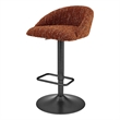 NPD Furniture Jorrell Fabric Gaslift Swivel Bar Stool (Set of 2)