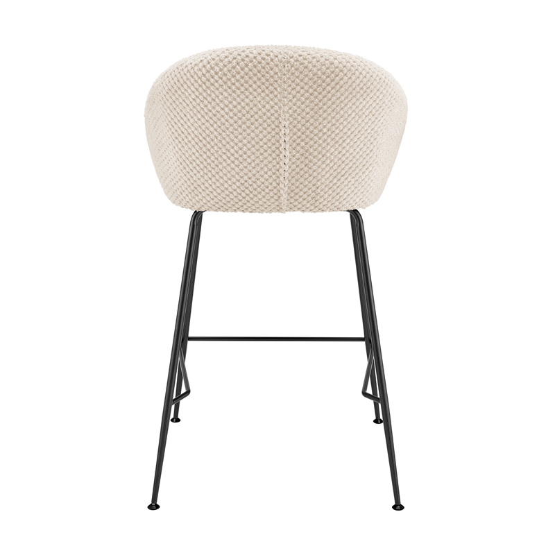 New Pacific Direct Watson Fabric Counter Stool in Georgia Cream (Set of 2)