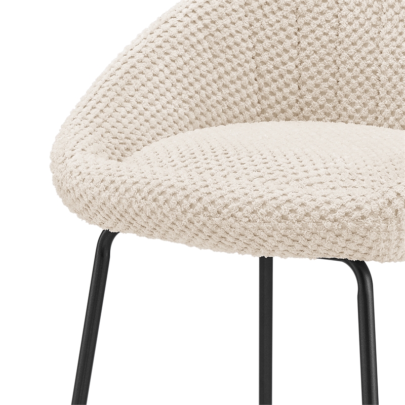 New Pacific Direct Watson Fabric Counter Stool in Georgia Cream (Set of 2)