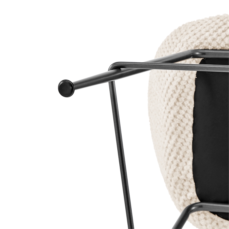 New Pacific Direct Watson Fabric Counter Stool in Georgia Cream (Set of 2)