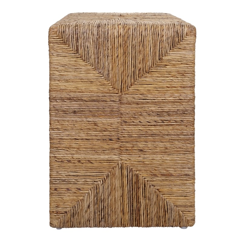 New Pacific Direct Kanza Abaca Nightstand/Side Table in Natural